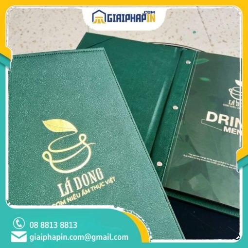 In menu/thực đơn