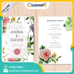 In menu/thực đơn