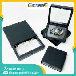 In hộp đựng trang sức trong suốt