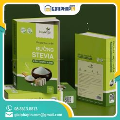 In hộp nam châm cạnh đựng đường cỏ ngọt Stevia Ventures